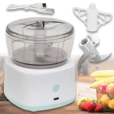 Акумуляторний блендер-подрібнювач із чашею 200 мл Food processor M-703 45Вт