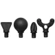 Перкусійний акумуляторний пістолет із 4 насадками Massager CY-009