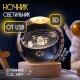 3D нічник 10 см скляний на дерев'яній підставці Сонячна система з LED підсвічуванням USB
