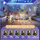 Музичний LED нічник-проектор Робот із змінними слайдами та Bluetooth WH-E03