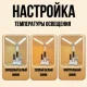 LED лампа настільна на акумуляторі з термометром, годинником та органайзерами 877 Біла