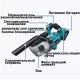 Бездротовий пилосос з 2 акумуляторами 20В 4Ач і насадками Patuo Синій
