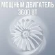 Фен для волосся потужністю 3600Вт з концентратором та 5 режимами роботи BITEK BT-4015