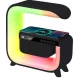 Настільна лампа з Bluetooth колонкою, RGB підсвічуванням та бездротовою зарядкою G3 Чорна