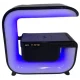 Настільна лампа з Bluetooth колонкою, RGB підсвічуванням та бездротовою зарядкою G3 Чорна