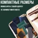 Дорожня міні-праска з машинкою для видалення катишок 2 в 1 Зелений 220В 30 Вт