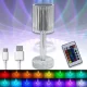 Настільна акрилова лампа RGB на акумуляторі з пультом Crystal Table Lamp