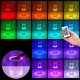 Настільна акрилова лампа RGB на акумуляторі з пультом Crystal Table Lamp