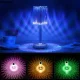 Настільна акрилова лампа RGB на акумуляторі з пультом Crystal Table Lamp