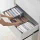 Набір органайзерів, що миються, з ручкою 4 шт. для одягу Box For Clothes Сірі