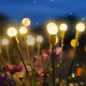 Вуличний садовий ліхтар 70 см 2 шт на сонячній батареї Світлячок 6 LED 202413 Теплий білий