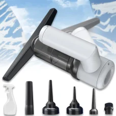 Акумуляторний пилосос з насадками та скребком для миття вікон Cleaner 5in1