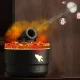 Зволожувач повітря у вигляді Башти з гарматою на 280 мл з RGB підсвічуванням Чорний