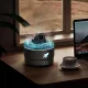 Зволожувач повітря у вигляді Башти з гарматою на 280 мл з RGB підсвічуванням Чорний