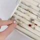 Скринька-органайзер 3-х рівневий для біжутерії та ювелірних прикрас Білий