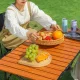 Складаний туристичний прямокутний стіл 95х55х50 см з чохлом STD-08 Коричневий