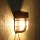 Вуличний настінний ліхтар із сонячною панеллю та теплим білим світінням 9 WW