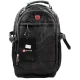 Міський рюкзак на 32 л з роз'ємами USB,AUX та дощовиком Travel Bag 8810 Чорний