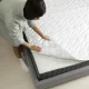 Захисний наматрацник водонепроникний 200x200 см на резинках MA490 Білий