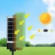Вуличний ліхтар 180 LED на пульті із сонячною панеллю та датчиком руху W789A-3