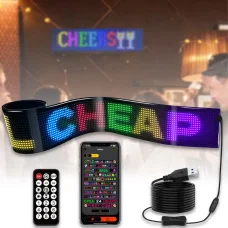 Гнучка світлодіодна RGB панель-екран 192х1330 мм з керуванням від програми та пульта LED Matrix Panel