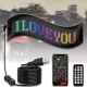 Гнучка світлодіодна RGB панель-екран 192х595 мм з керуванням від програми та пульта LED Matrix Panel 16×96