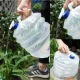 Каністра-гармошка складана на 15 л з ручною та краном для розливу води Прозора