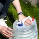 Каністра-гармошка складана на 15 л з ручною та краном для розливу води Прозора