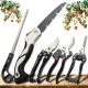 Садовий набір інструментів 5 в 1 з ножицями, секаторами та пилкою Garden Set SK-5