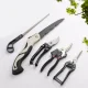 Садовий набір інструментів 5 в 1 з ножицями, секаторами та пилкою Garden Set SK-5