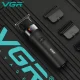 Акумуляторна машинка для стрижки з LED дисплеєм та 3 насадками VGR V-991 Чорна