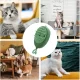 Парова акумуляторна щітка-масажер для вичісування тварин Pet comb Зелена