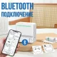 Міні-термопринтер моментального друку на акумуляторі з Bluetooth підключенням C19 Зелений