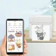 Міні-термопринтер моментального друку на акумуляторі з Bluetooth підключенням C19 Зелений