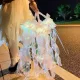 Підвісний світильник-ліхтар 46 см на батарейках у формі Медузи Jellyfish Lamp