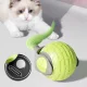 Іграшка для кішок на акумуляторі у вигляді м'ячика з хвостиком Cat toy ball Зелений