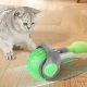 Іграшка для кішок на акумуляторі у вигляді м'ячика з хвостиком Cat toy ball Зелений