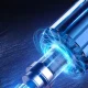 Контейнерний пилосос 2.5 л без мішка для сухого прибирання V-TEKK GT-1604 Синий 4000 Вт