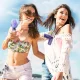 Вентилятор 3 в 1 з підставкою для телефону та ремінцем на шию Flippy N15 5 швидкостей