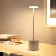 Сенсорна настільна LED лампа на акумуляторі 3 режими освітлення Silver Срібляста