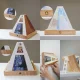 Настінний світильник-нічник 13.8x13.8x12 см з ефектом 3D ілюзії Naked Eye 3D Vision