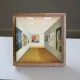 Настінний світильник-нічник 13.8x13.8x12 см з ефектом 3D ілюзії Naked Eye 3D Vision