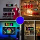 Світлодіодна гнучка RGB панель-екран 70х173 мм з керуванням від додатку та пульта LED Matrix Panel 16x32