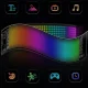 Гнучка RGB LED панель-екран 374х92 мм з керуванням від додатку та пульта LED Matrix Panel 16х64