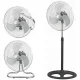 Вентилятор 3в1 на 3 швидкості настільний підлоговий настінний 100Вт