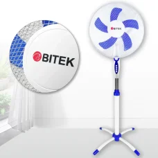 Вентилятор підлоговий з 5 лопатями та 3 швидкостями BITEK BT-1630WB 16