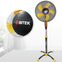 Вентилятор підлоговий з 5 лопатями та 3 швидкостями BITEK BT-1630BO 16