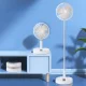 Складний телескопічний вентилятор на акумуляторі з 3 швидкостями Folding Fan Білий