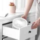 Складний телескопічний вентилятор на акумуляторі з 3 швидкостями Folding Fan Білий