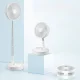 Складний телескопічний вентилятор на акумуляторі з 3 швидкостями Folding Fan Білий
